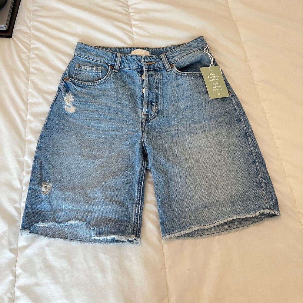 Denim shorts